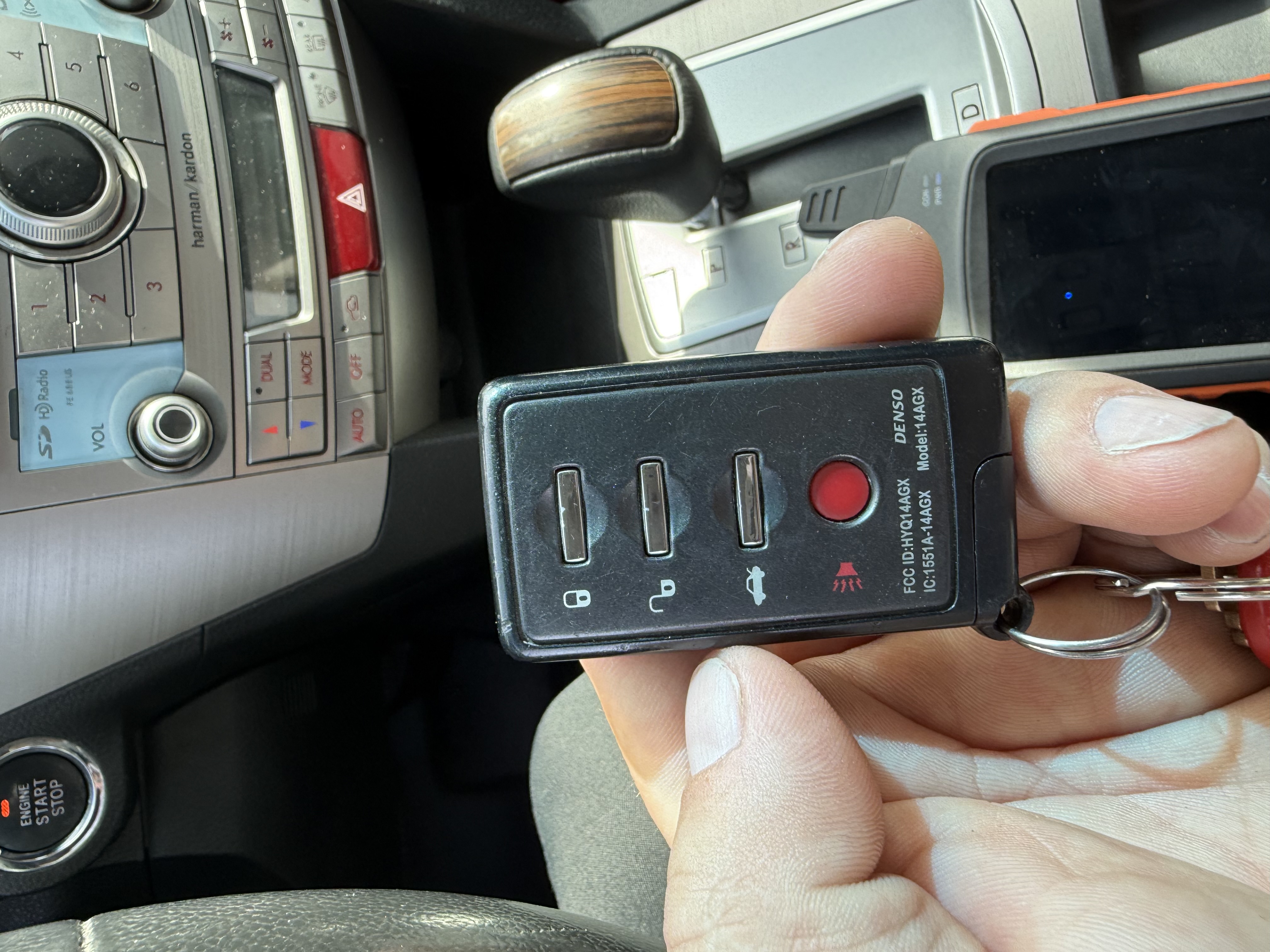 Toyota smart key fob