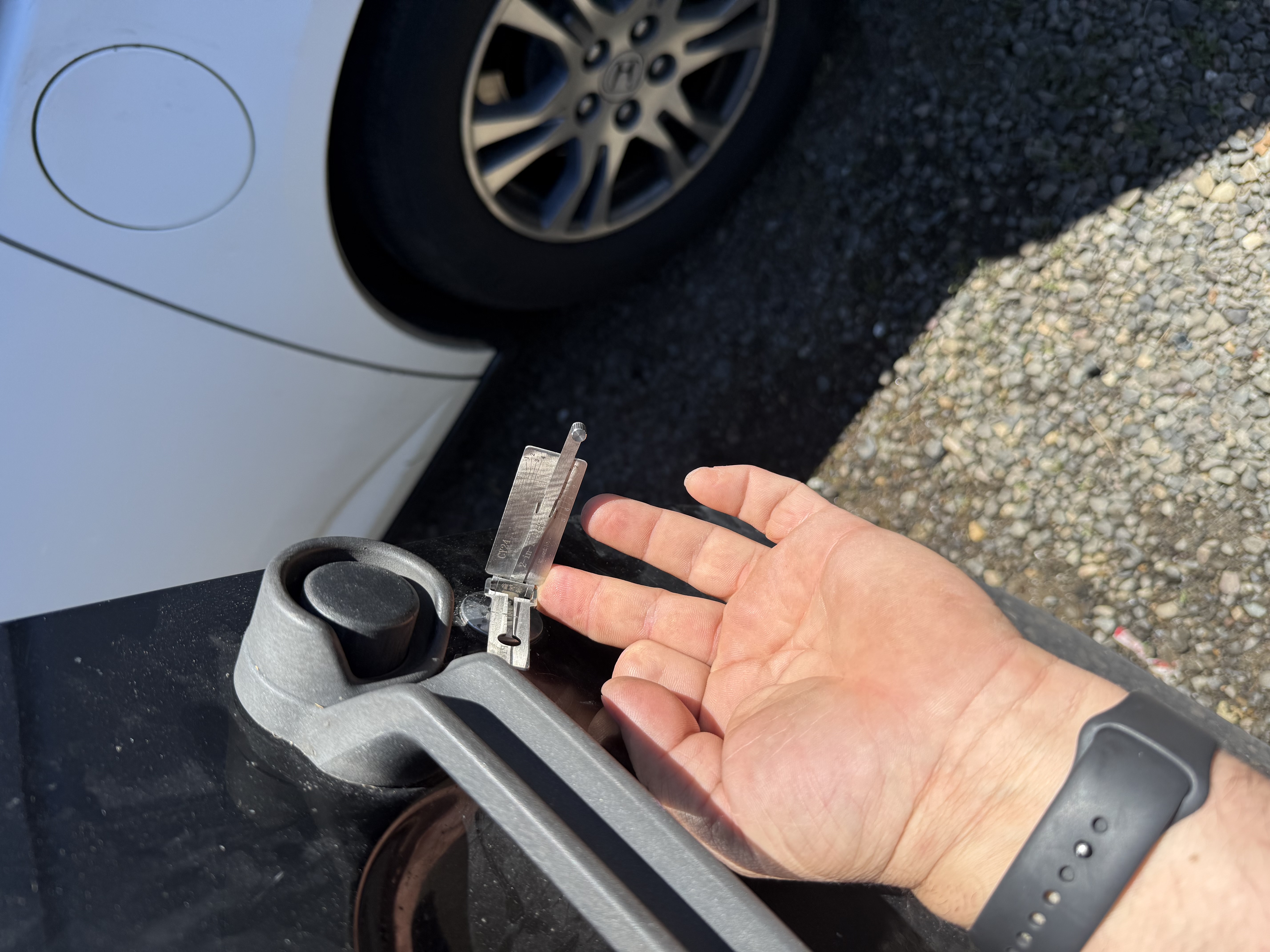 Fresh cut key near Honda