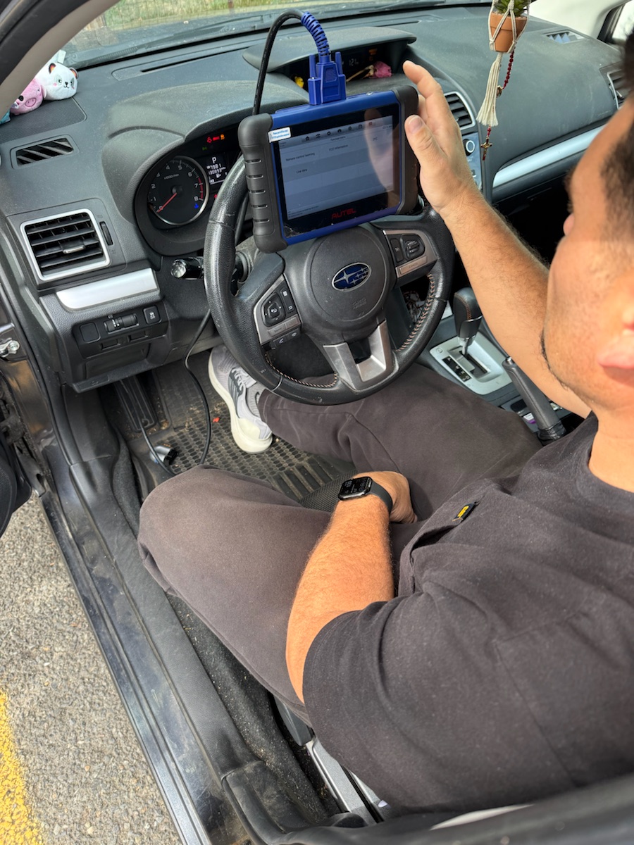 Subaru Crosstrek — smart key programmed on-site with the Autel IM508.